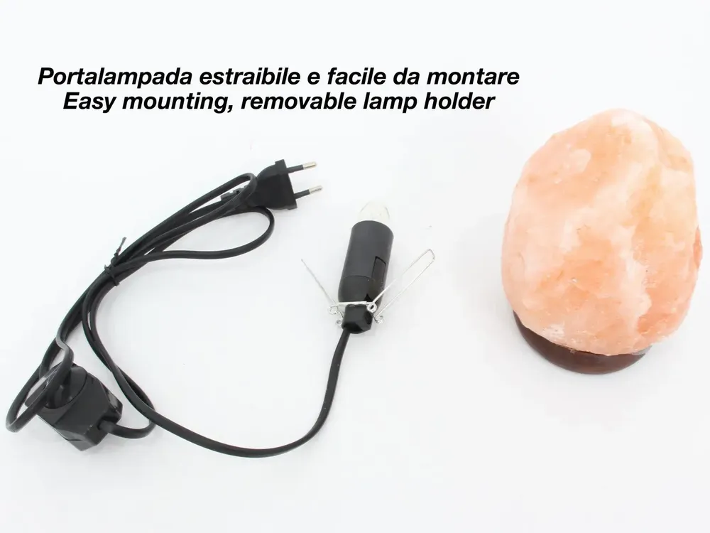 Lampes à poser - BEPER P201UTP100 Lampe à sel avec intensité lumineuse réglable – Lampe unique - BEPER SRL