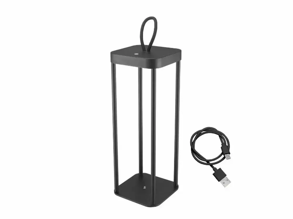 Lampes à poser - BEPER P207ILI100 Lampe de table LED sans fil, intensité réglable, rechargeable à l'extérieur et à l'intérieur, IP44, USB Type-C inclus - BEPER SRL