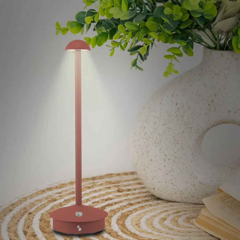 Table lamps - BEPER P207ILI151 Wireless Rechargeable Table Lamp, 3 Colour Tones, Dimmable, USB Type-C Included - BEPER SRL