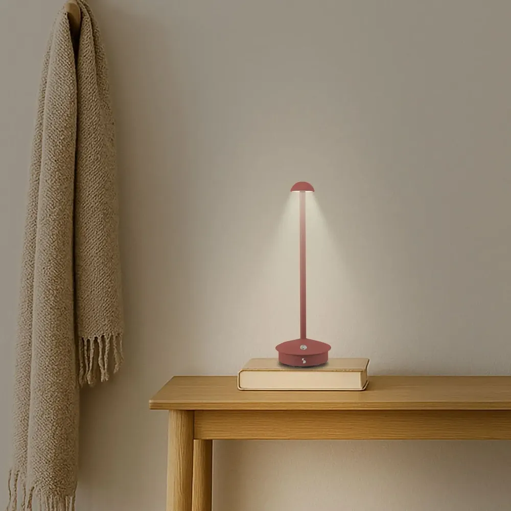 Table lamps - BEPER P207ILI151 Wireless Rechargeable Table Lamp, 3 Colour Tones, Dimmable, USB Type-C Included - BEPER SRL