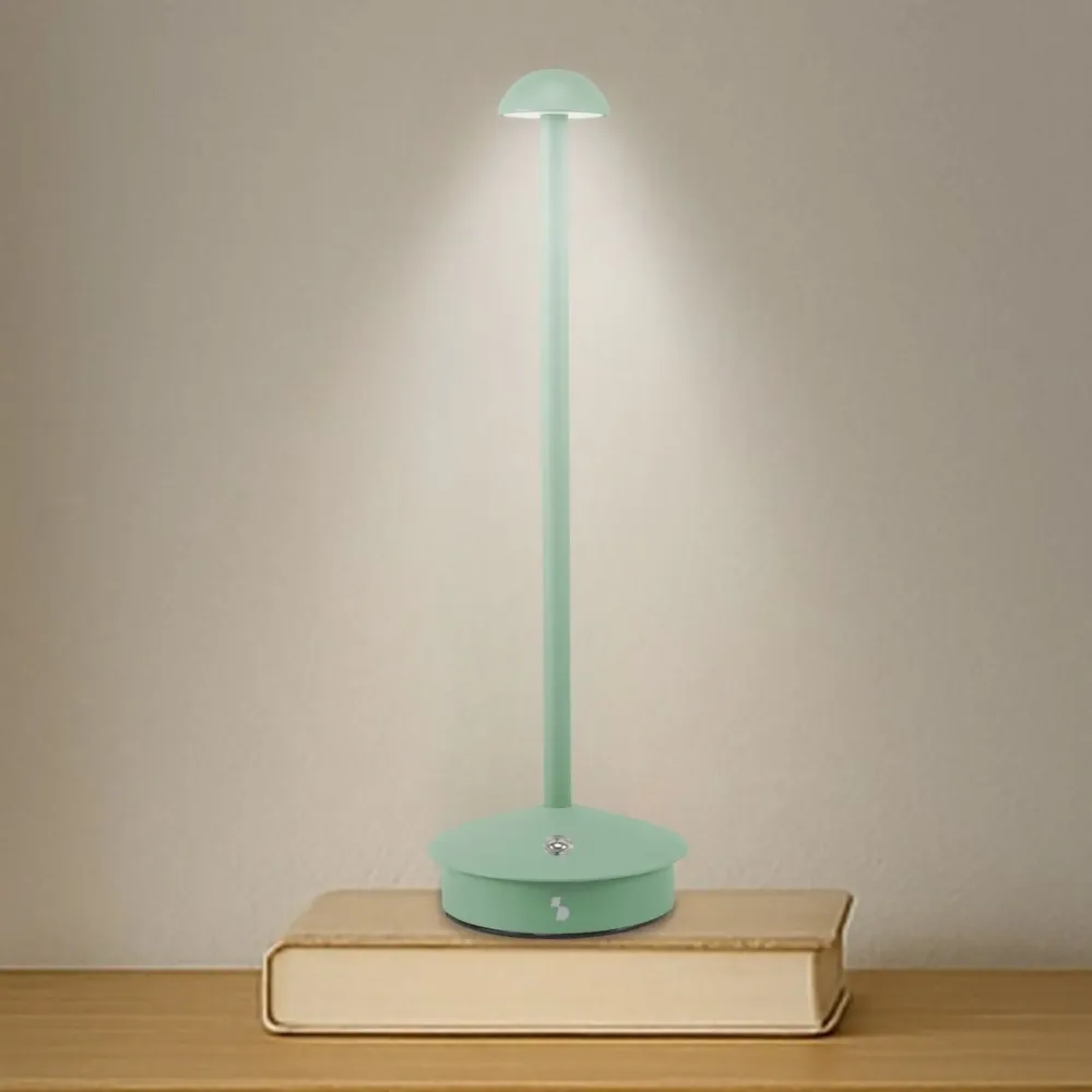 Table lamps - BEPER P207ILI150 Wireless Rechargeable Table Lamp, 3 Colour Tones, Dimmable, USB Type-C Included - BEPER SRL