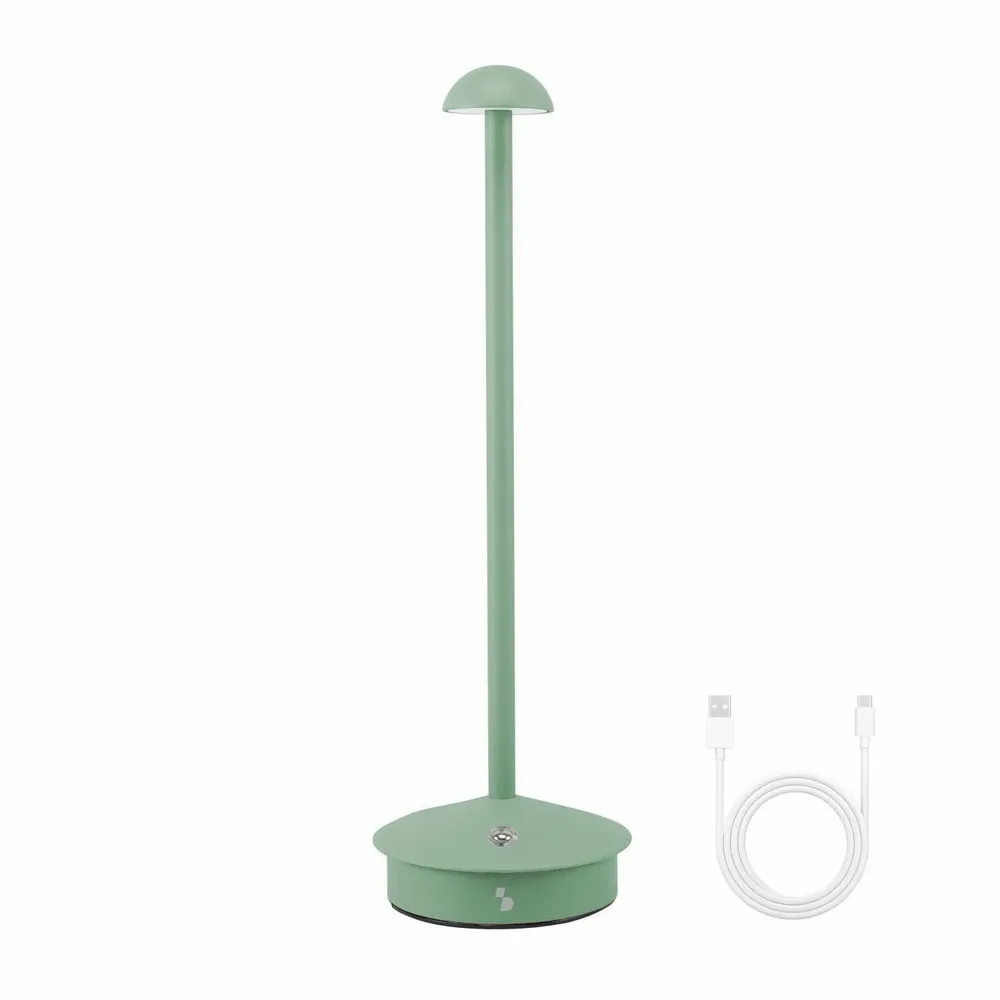 Table lamps - BEPER P207ILI150 Wireless Rechargeable Table Lamp, 3 Colour Tones, Dimmable, USB Type-C Included - BEPER SRL