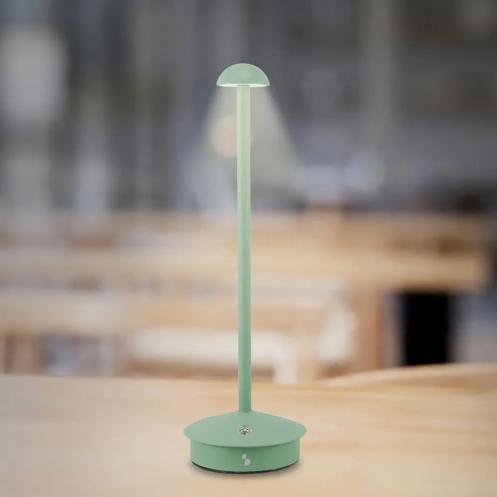 Table lamps - BEPER P207ILI150 Wireless Rechargeable Table Lamp, 3 Colour Tones, Dimmable, USB Type-C Included - BEPER SRL