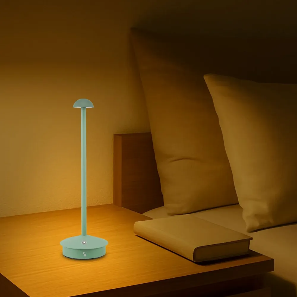 Table lamps - BEPER P207ILI150 Wireless Rechargeable Table Lamp, 3 Colour Tones, Dimmable, USB Type-C Included - BEPER SRL