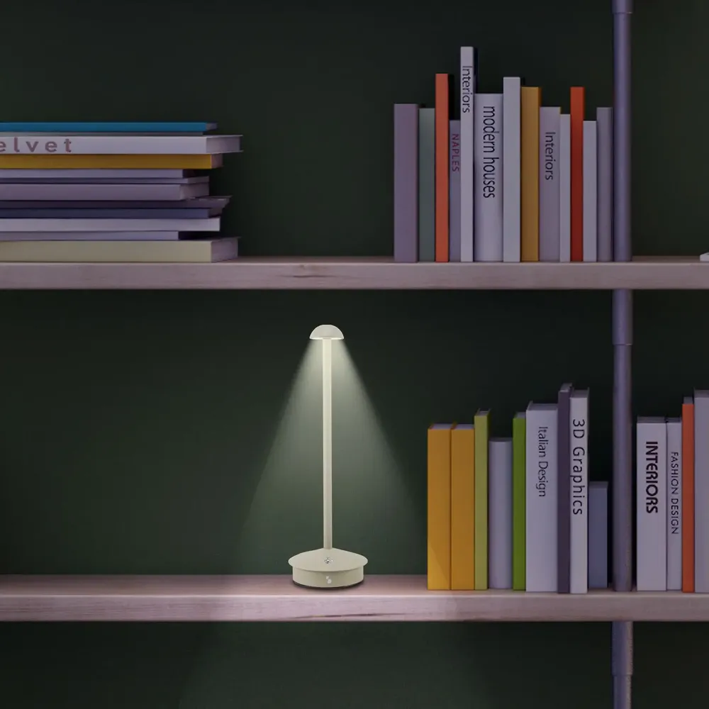 Table lamps - BEPER P207ILI152 Wireless Rechargeable Table Lamp, 3 Colour Tones, Dimmable, USB Type-C Included - BEPER SRL