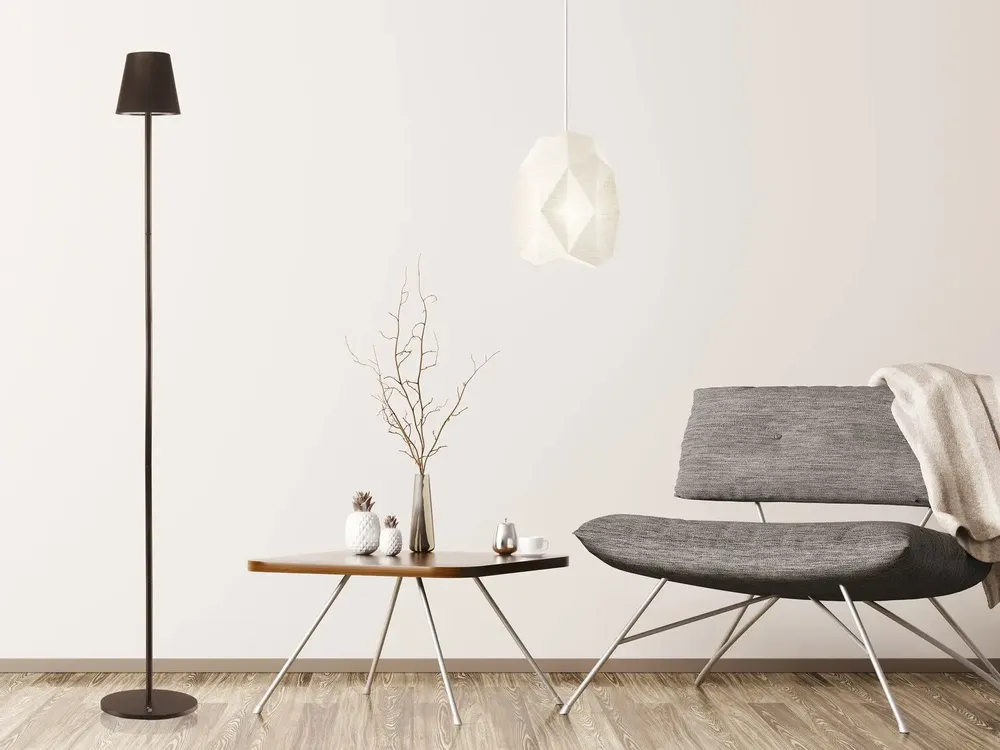 Lampes à poser - BEPER P201UTP403 Lampadaire réglable en hauteur, Lampe de bureau 2.3W, Câble USB type-C rechargeable, 3 nuances de lumière - BEPER SRL