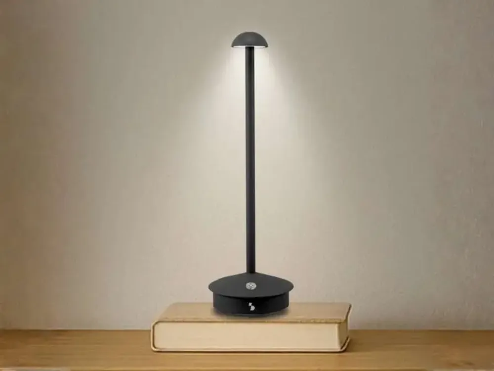 Table lamps - BEPER P207ILI153 Wireless Rechargeable Table Lamp, 3 Colour Temperatures, Dimmable, USB Type-C Included, Portable for Desk - BEPER SRL