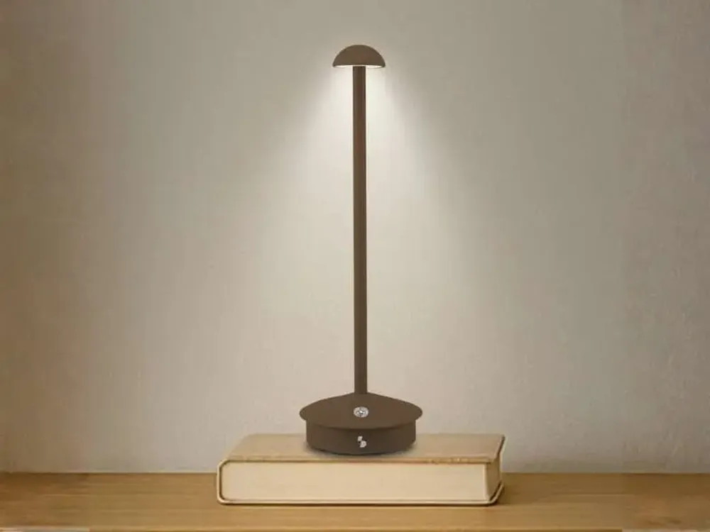 Table lamps - BEPER P207ILI155 Wireless Rechargeable Table Lamp, 3 Colour Temperatures, Dimmable, USB Type-C Included, Portable for Desk - BEPER SRL