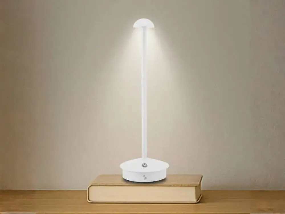Table lamps - BEPER P207ILI154 Wireless Rechargeable Table Lamp, 3 Colour Temperatures, Dimmable, USB Type-C Included, Portable Desk Lamp - BEPER SRL