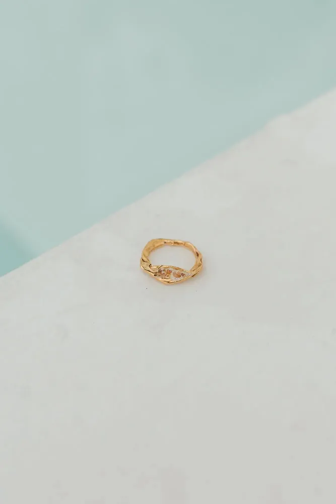 Jewelry - Sea Lettuce Ring - CAPA DESIGN LLC