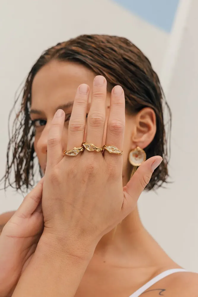 Jewelry - Sea Lettuce Ring - CAPA DESIGN LLC