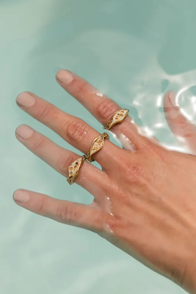 Jewelry - Sea Lettuce Ring - CAPA DESIGN LLC