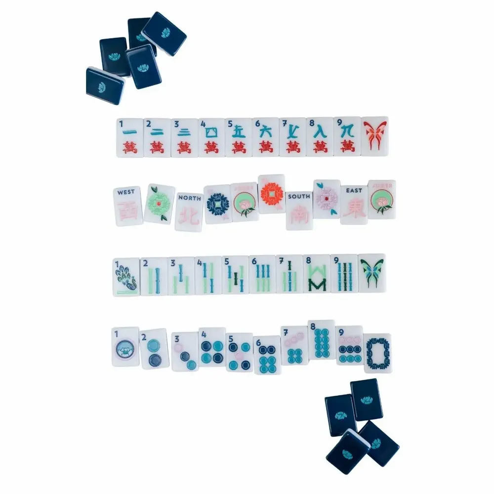 Cadeaux - Carreaux de maison bleus et blancs - THE MAHJONG HOUSE