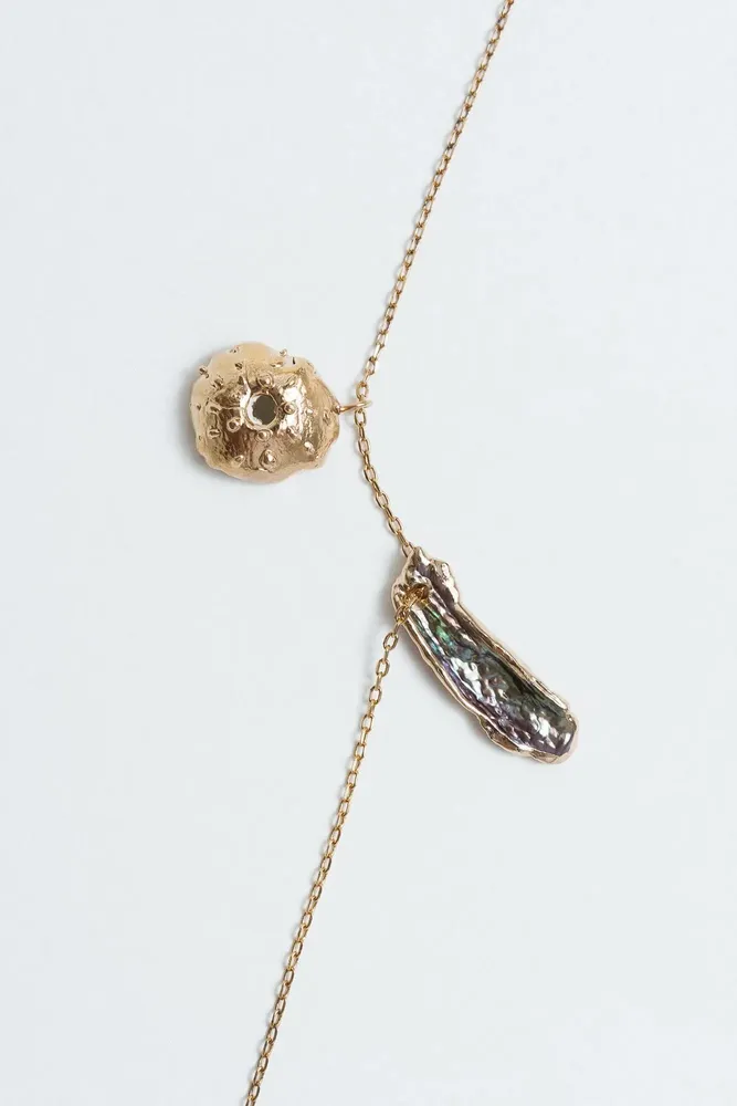 Jewelry - Iridescent Sea Urchin Pendant Necklace - CAPA DESIGN LLC