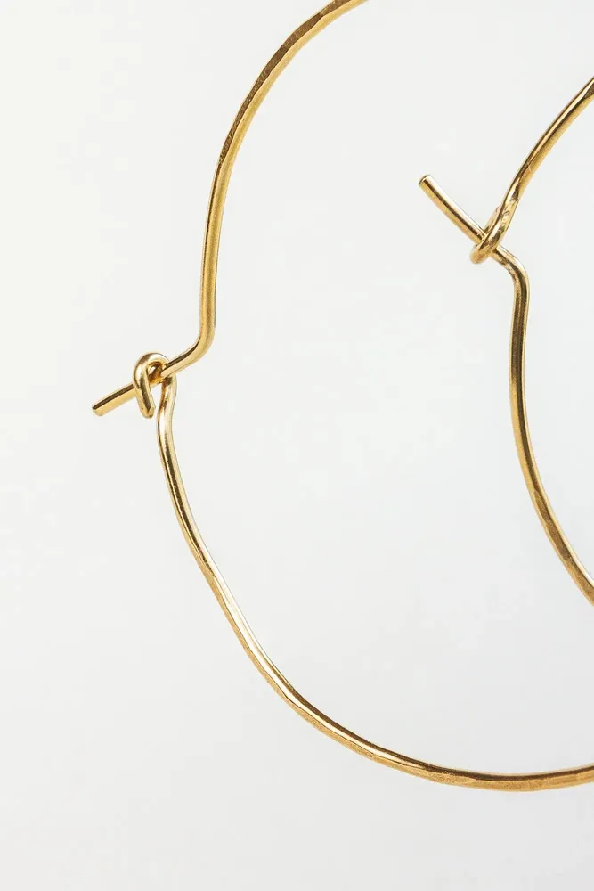 Jewelry - Light M Hoop Earrings - CAPA DESIGN LLC