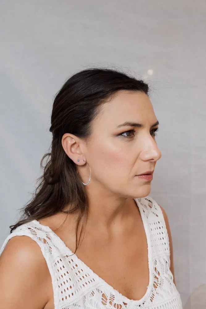 Jewelry - Light M Hoop Earrings - CAPA DESIGN LLC