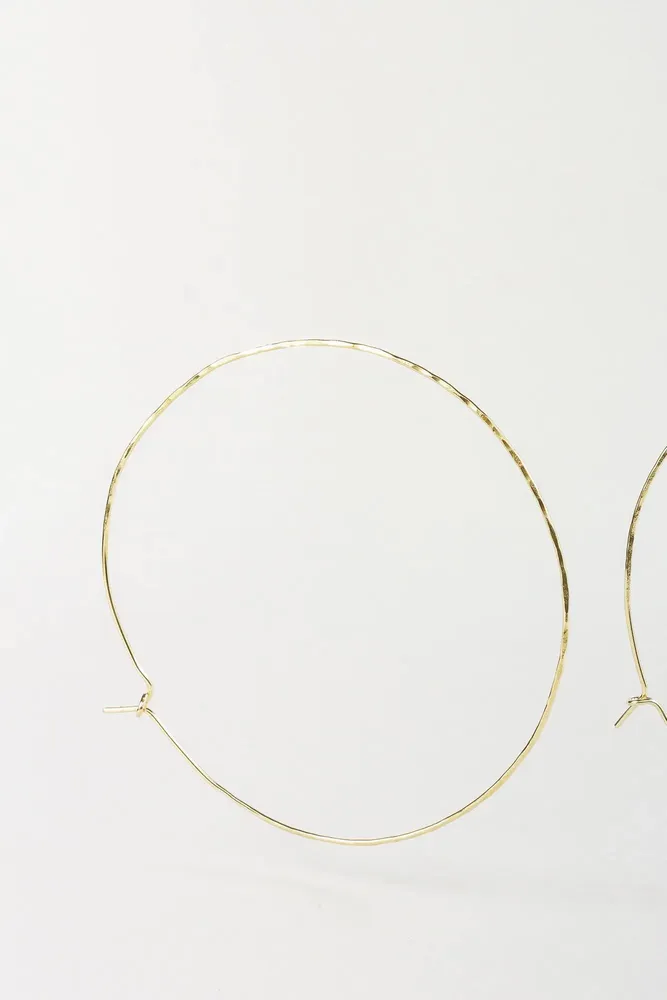 Jewelry - Light L Hoop Earrings - CAPA DESIGN LLC