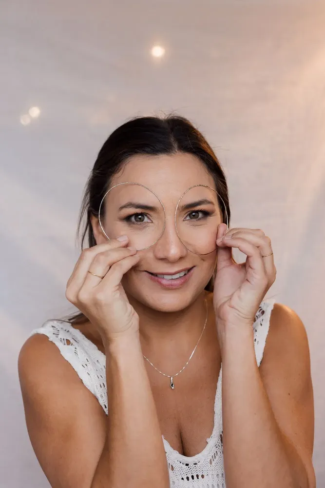 Jewelry - Light L Hoop Earrings - CAPA DESIGN LLC