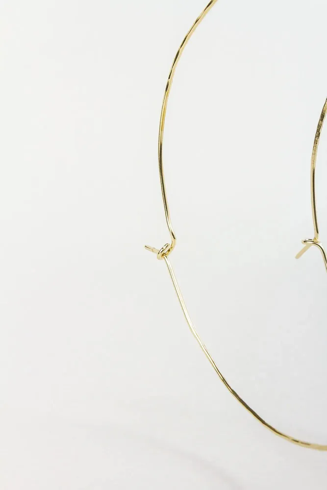 Jewelry - Light L Hoop Earrings - CAPA DESIGN LLC
