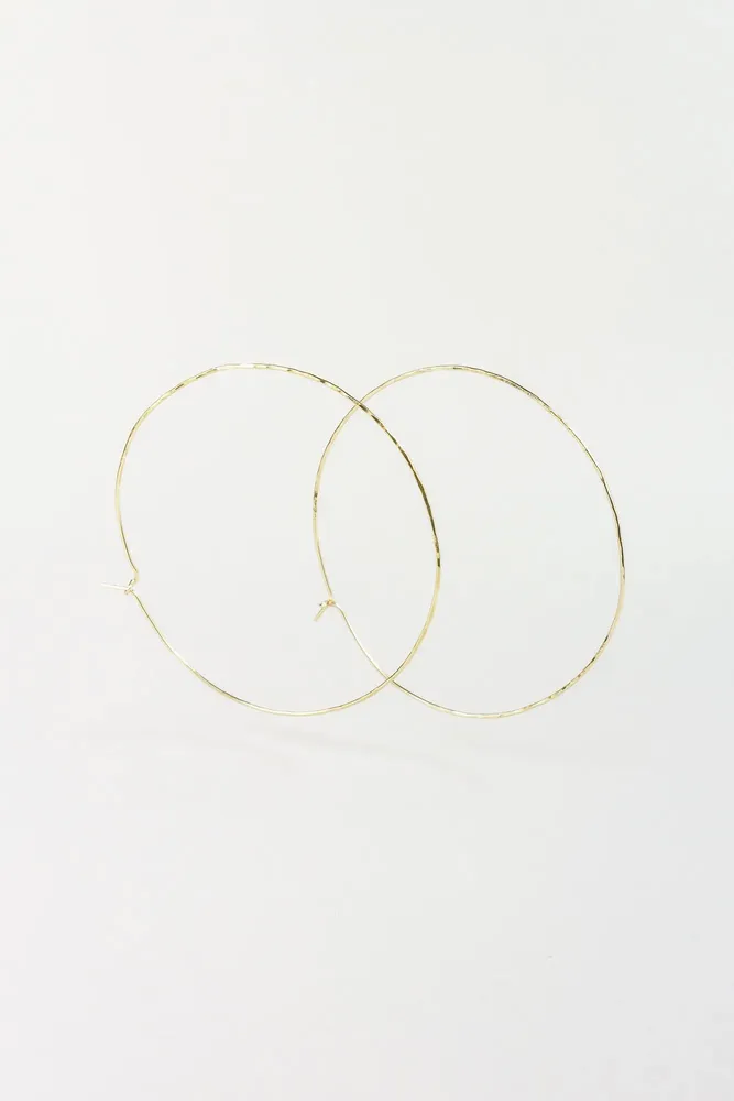 Jewelry - Light L Hoop Earrings - CAPA DESIGN LLC