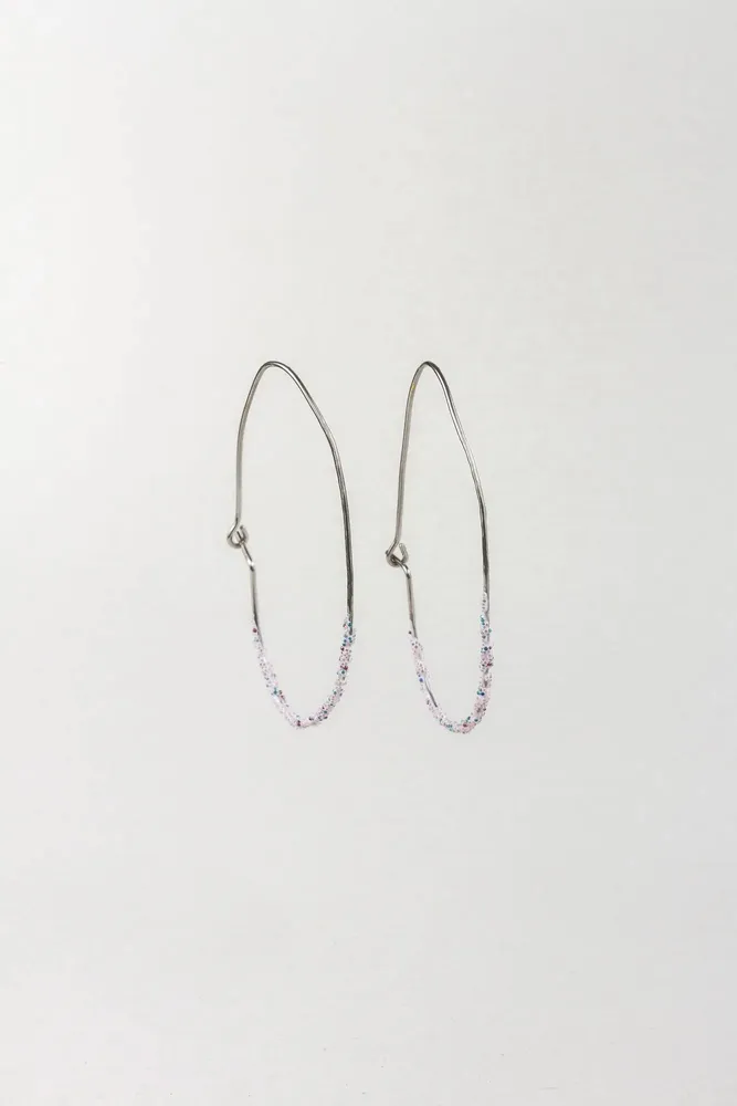 Jewelry - Light Oval Hoops Earrings - CAPA DESIGN LLC