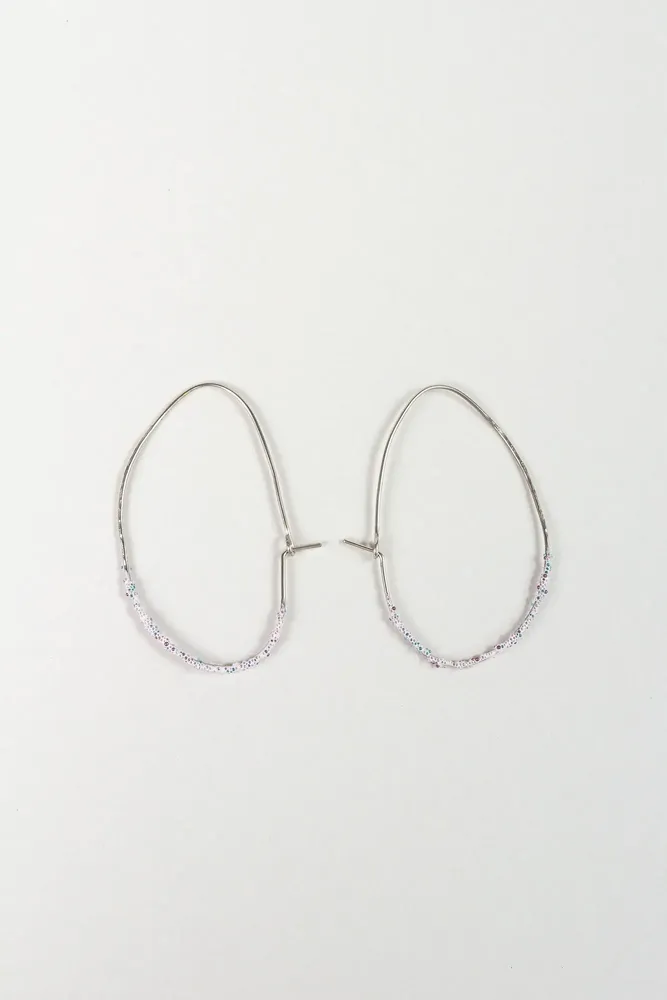 Jewelry - Light Oval Hoops Earrings - CAPA DESIGN LLC