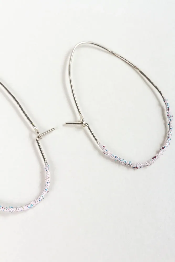 Jewelry - Light Oval Hoops Earrings - CAPA DESIGN LLC