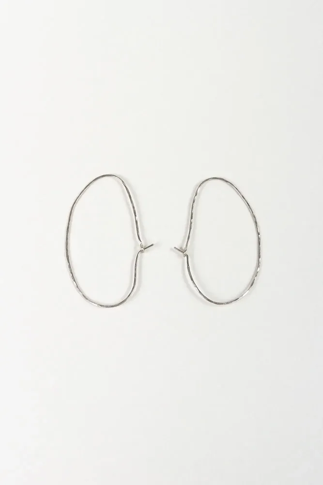 Jewelry - Light Oval Hoops Earrings - CAPA DESIGN LLC