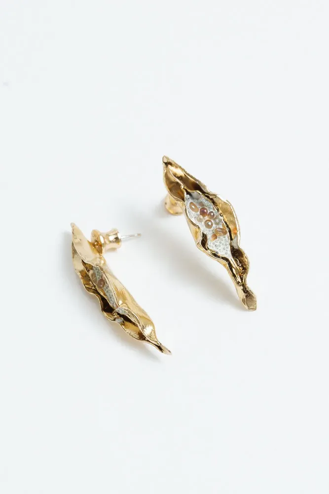 Jewelry - Sea Lettuce Earrings - CAPA DESIGN LLC