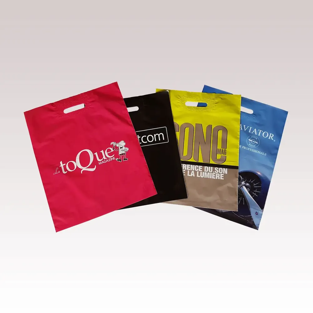 Sacs et cabas - Sac Poignées Découpées Renforcées - LE SAC PUB SUR MESURE BY AIRIPLAST