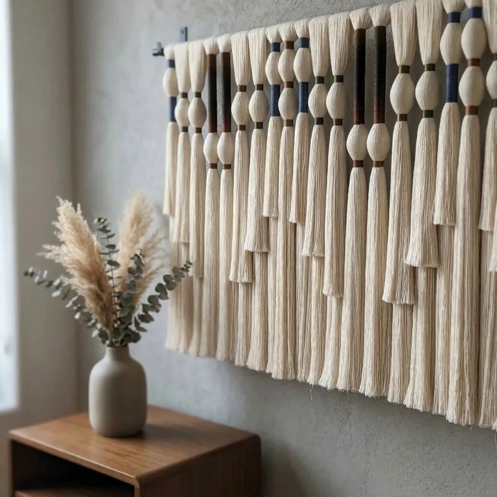 Other wall decoration - Texture & Rhythm: Handmade Giant Macrame Wall Decor - SARMAL DESIGN