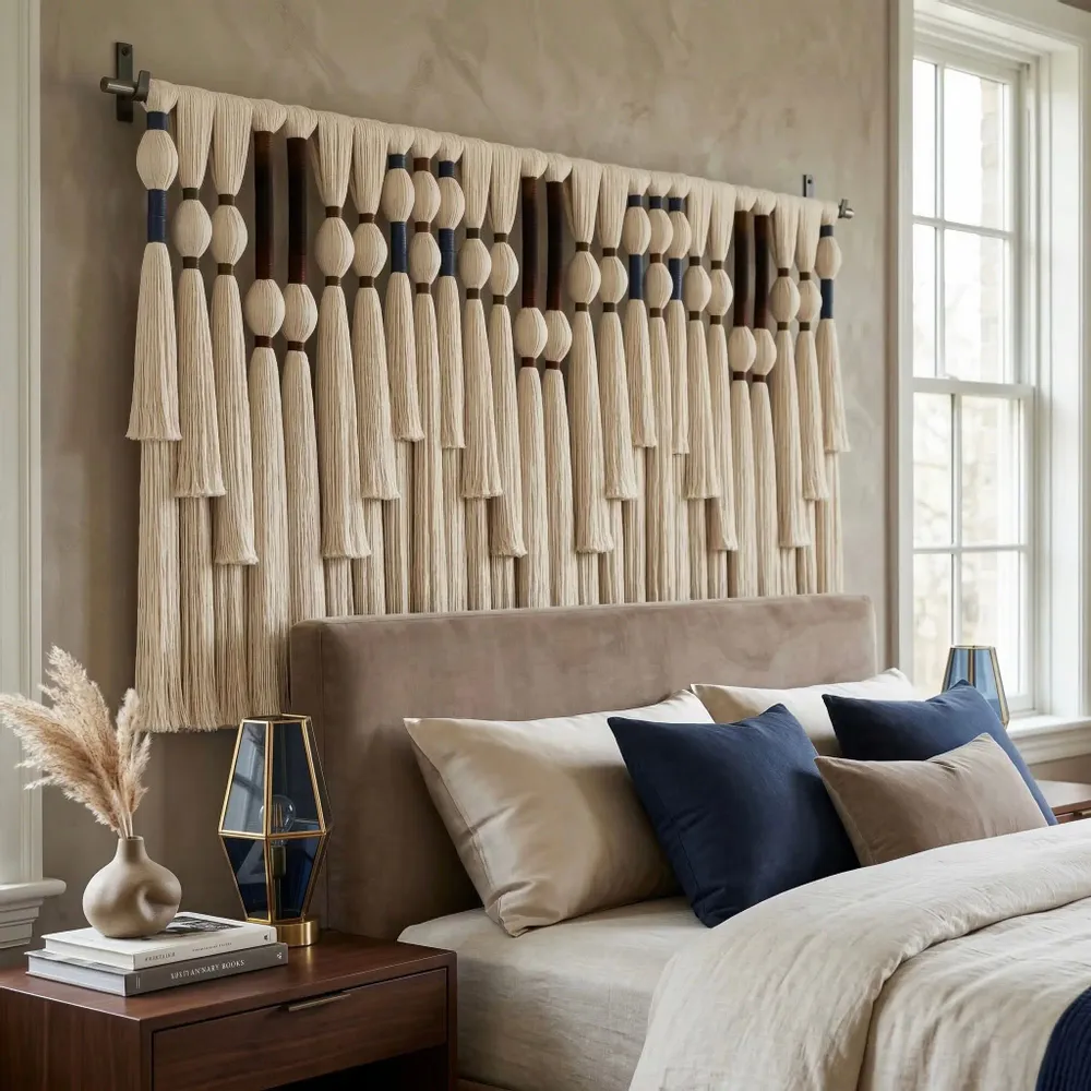 Other wall decoration - Texture & Rhythm: Handmade Giant Macrame Wall Decor - SARMAL DESIGN