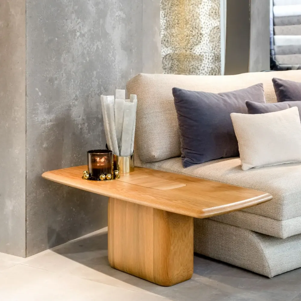 Tables for hotels - Bossa Rectangular Coffee Table in Solid Natural Oak - DUISTT