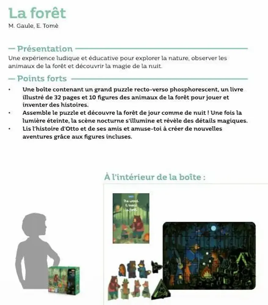 Jeux enfants - NEW! Puzzle 3-en-1 Day and night - MYMOCHI BY NICI