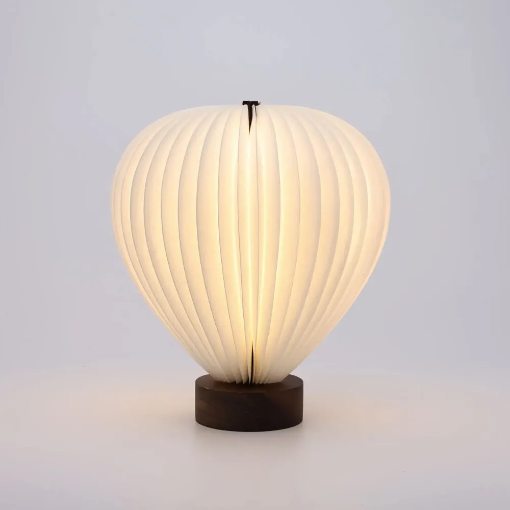 Lampes de table - Bois de noyer naturel léger Aeris - GINGKO DESIGN