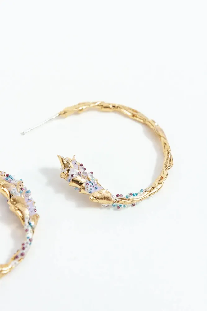 Jewelry - Spike Hoops Earrings - CÂPÂ JEWERLY