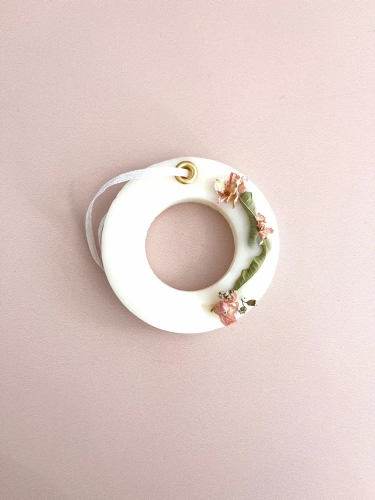 Home fragrances - Frangipani Scented Wax Tablet – Round - ATELIER DALONG