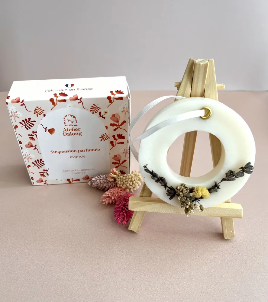 Home fragrances - Lavender Scented Wax Tablet – Round - ATELIER DALONG