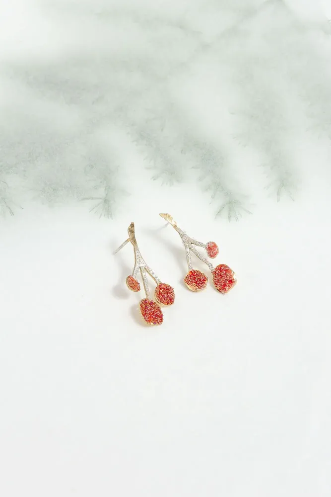 Jewelry - Agraz Fruit Earrings - CÂPÂ JEWERLY