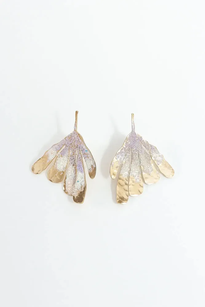 Jewelry - Flower Wing Earrings - CÂPÂ JEWERLY