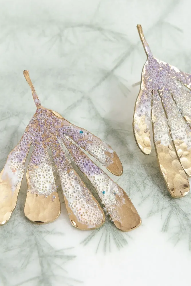 Jewelry - Flower Wing Earrings - CÂPÂ JEWERLY