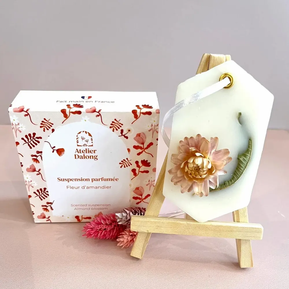Home fragrances - Scented Wax Tablet Almond blossom – Diamond - ATELIER DALONG