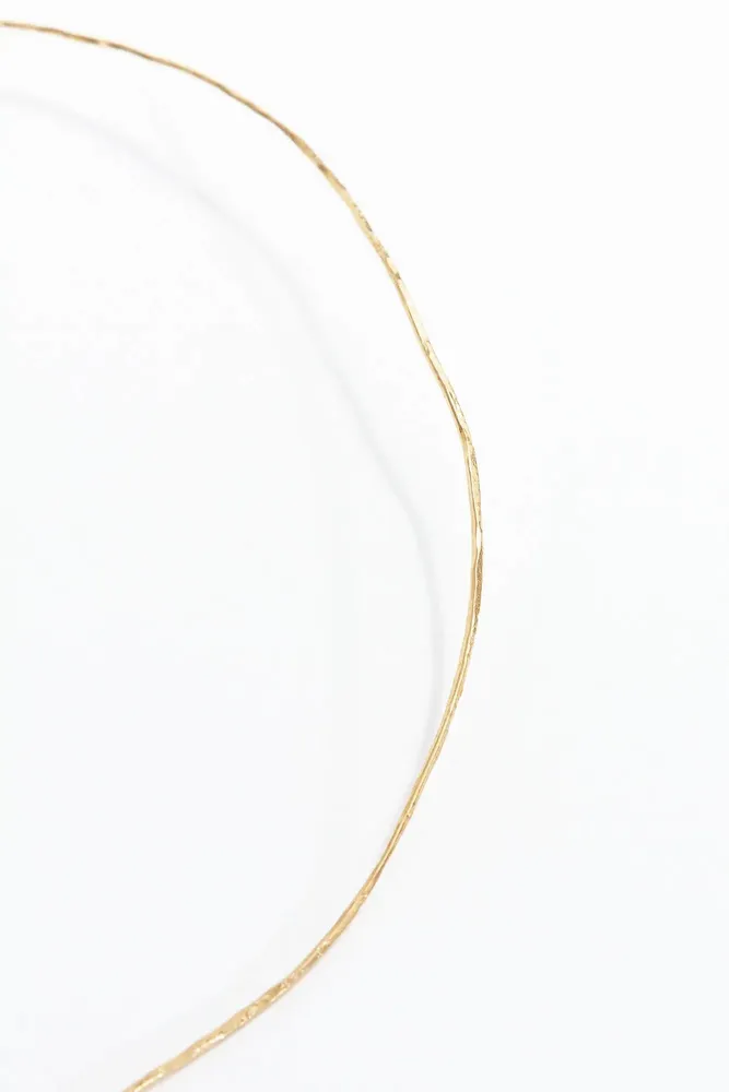 Jewelry - Mimosa Hoop necklace - CÂPÂ JEWERLY