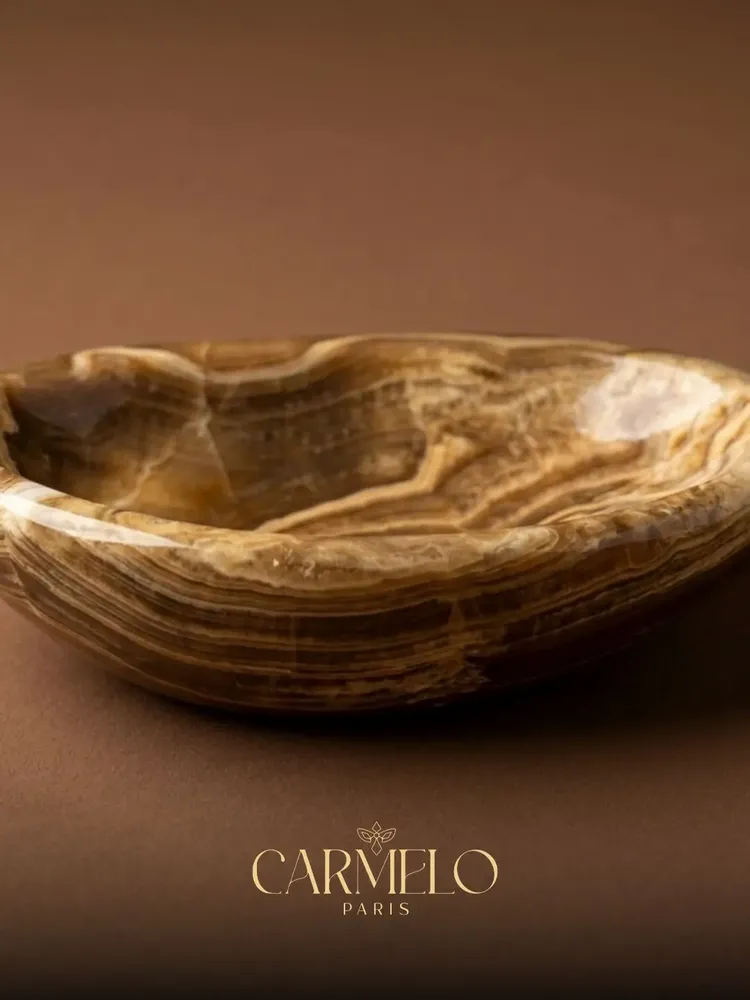 Decorative objects - Aragonite stone bowl - CARMELO PARIS
