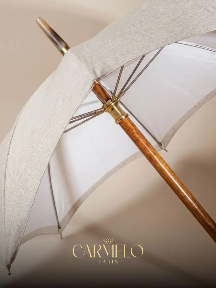 Design objects - Tiger’s Eye Crystal Art Parasol - CARMELO PARIS