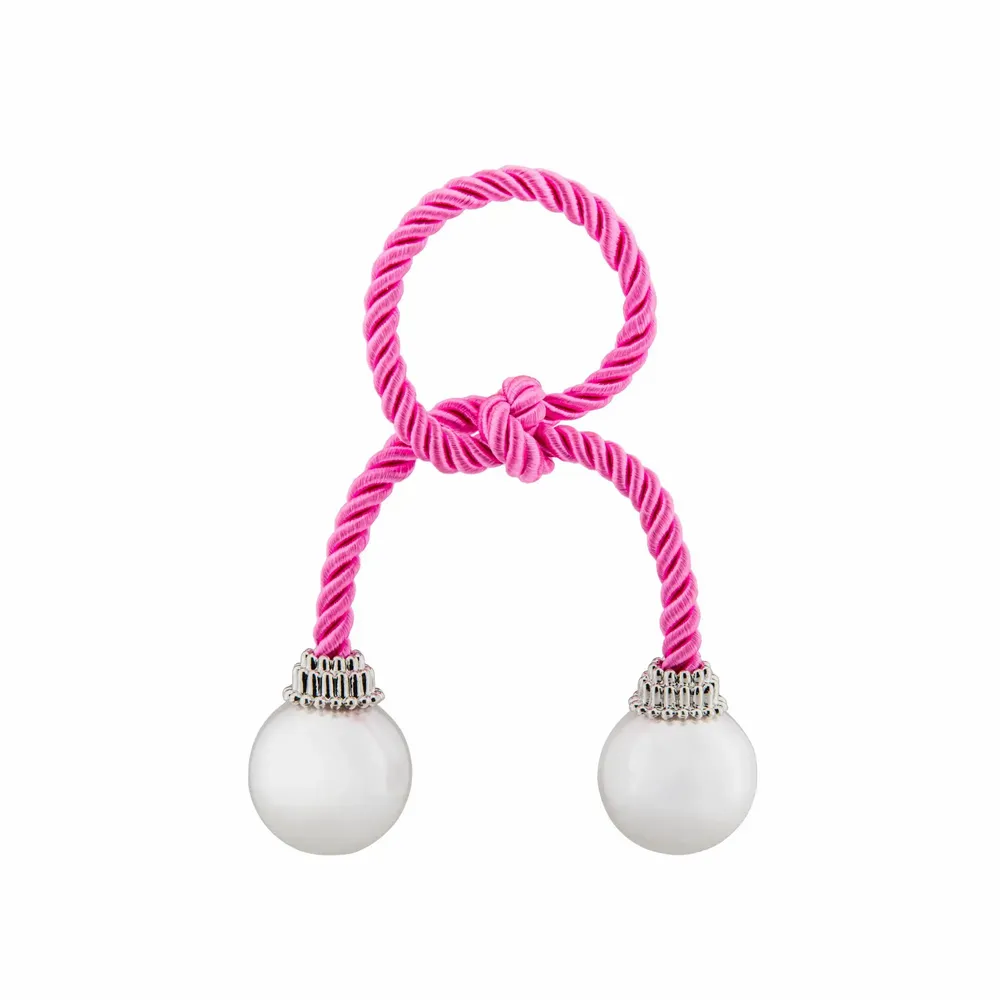 Assiettes au quotidien - Lot de 4 ronds de serviette en perles - TIME FOR TEA