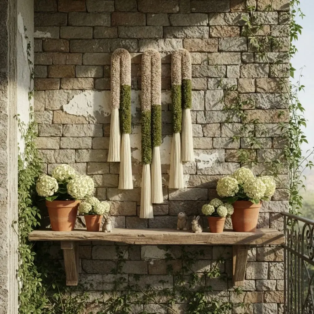 Other wall decoration - Earthy Echoes: Handmade Textured Wool Wall Decor - SARMAL DESIGN