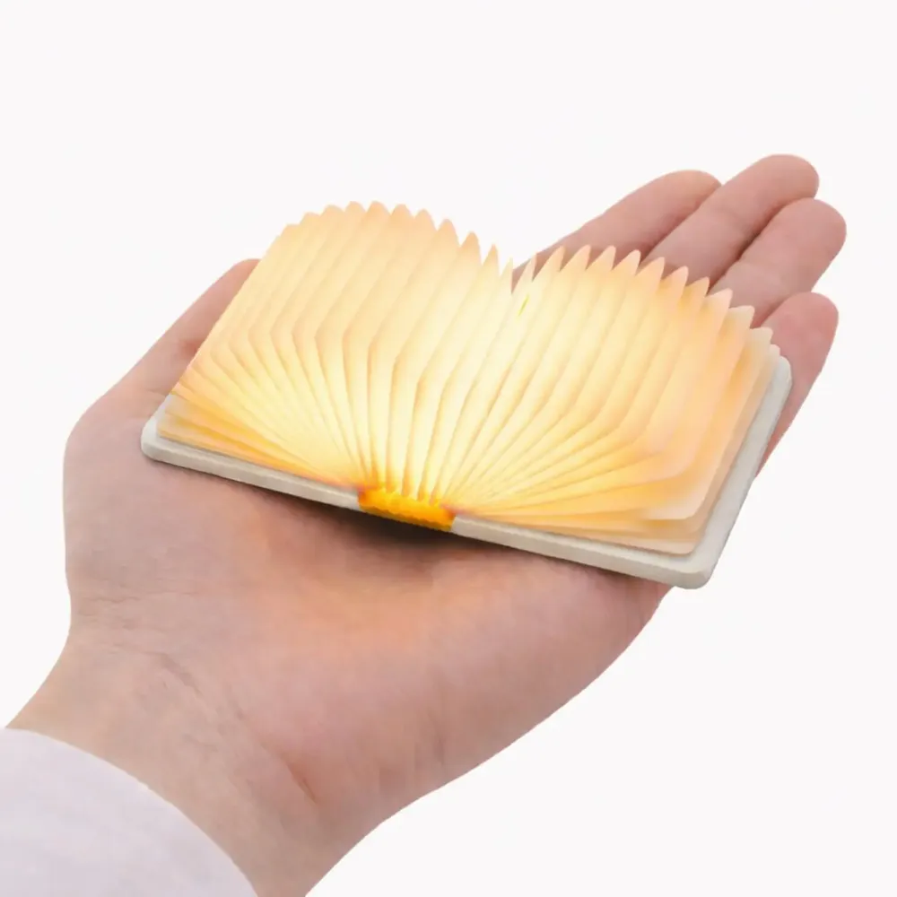 Lampes de table - Lampe à livres intelligente Super Mini, édition Palm, blanc lunaire - GINGKO DESIGN