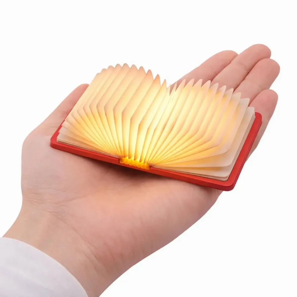 Lampes de table - Lampe à livres intelligente Super Mini, édition Palm, rouge corail - GINGKO DESIGN