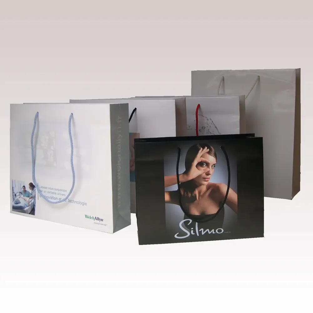 Sacs et cabas - Sac Papier Cordelières Luxe - LE SAC PUB SUR MESURE BY AIRIPLAST
